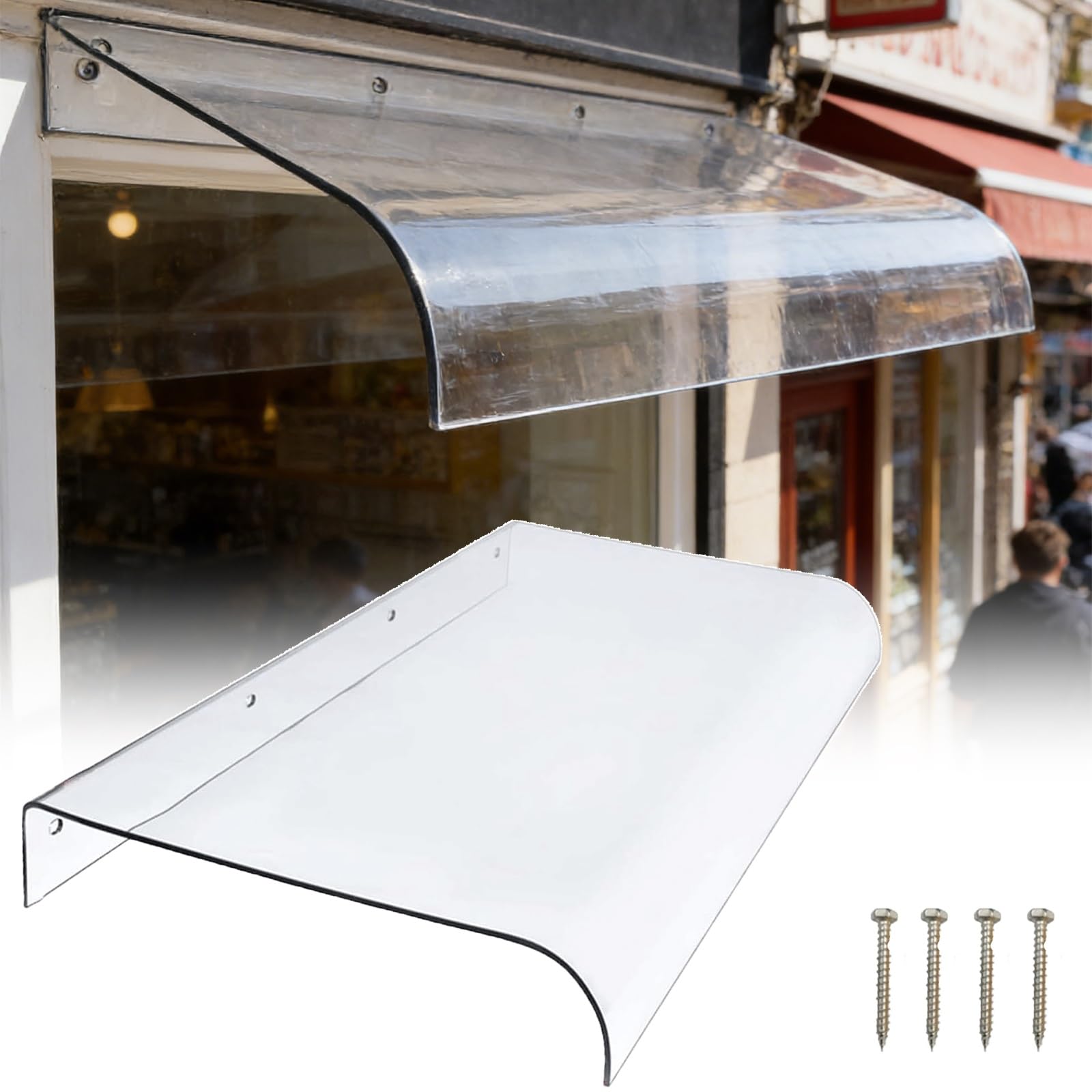 Auvent de terrasse et solution d'ombrage extérieure pour abri de jardin et balcon étanche