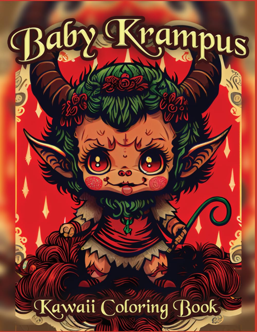 Baby Krampus, Kawaii Coloring Book: 20 Baby Krampus Kawaii Coloring Pages, Coloring Book for relaxing time, coloring pages for funny time, cool time, take a break