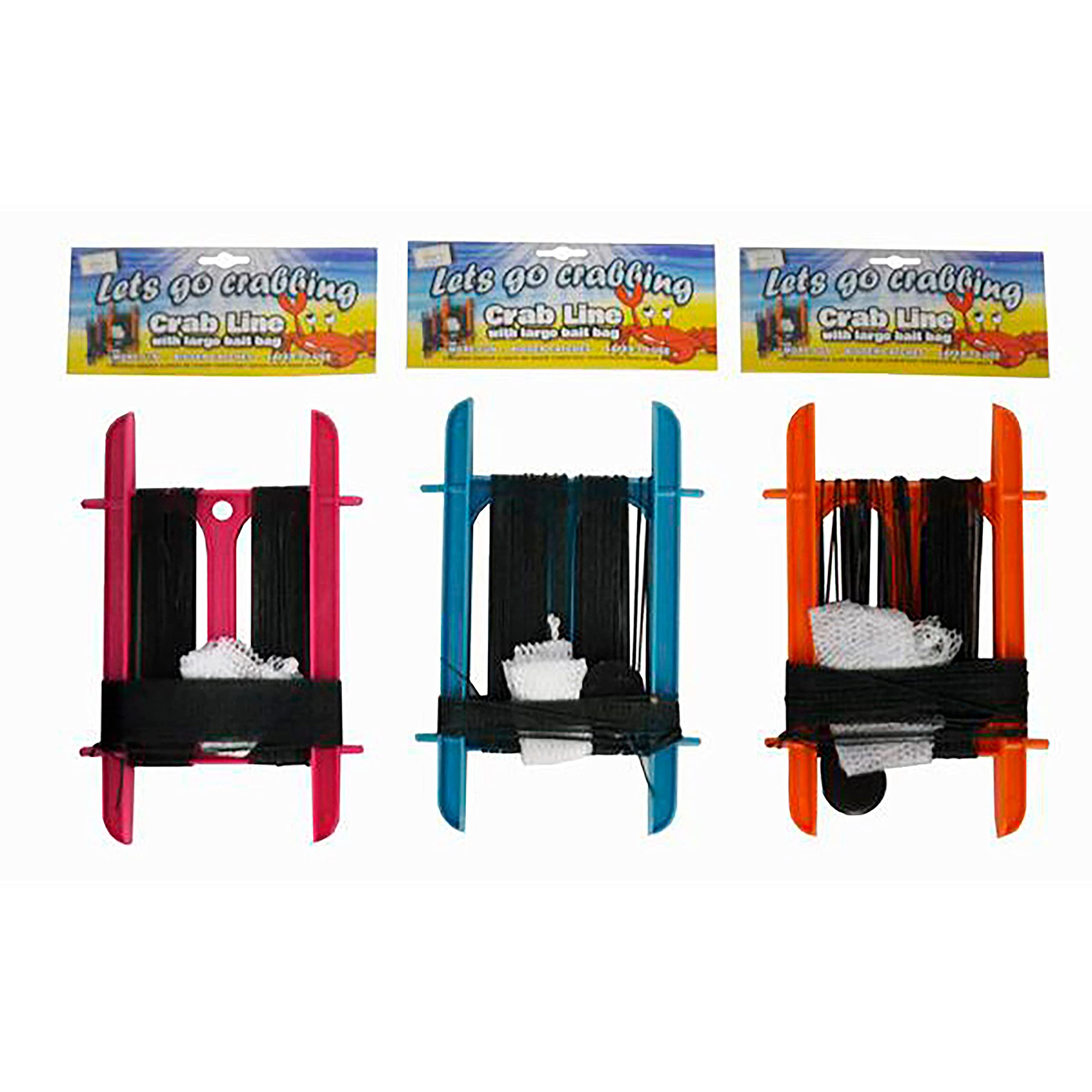 :Harrisons Crab Line - Medium, includes Bait Bag . Pack of 3