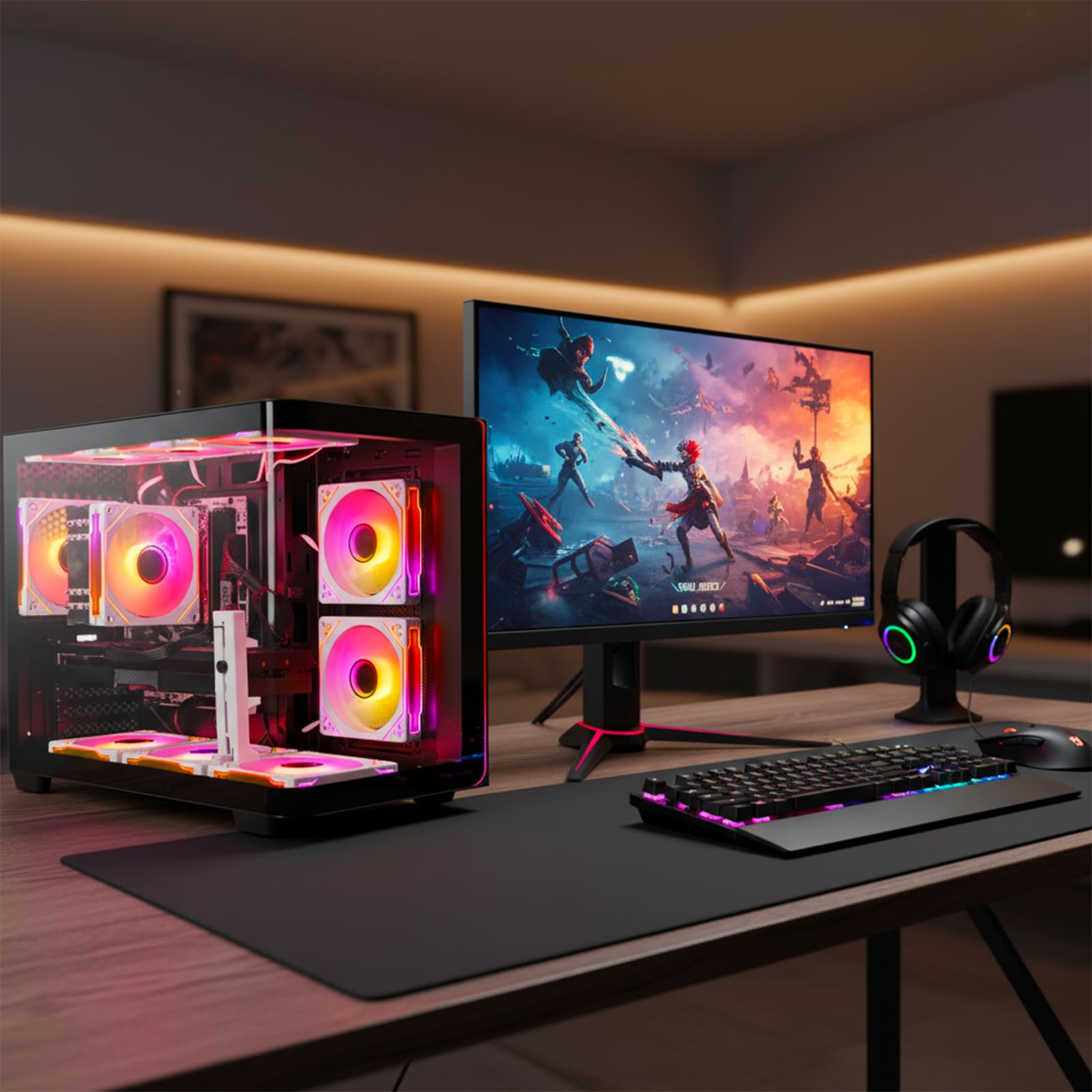 Amazon.co.jp: WIWB 事前構築済みゲーミングPCデスクトップ | Ryzen 7