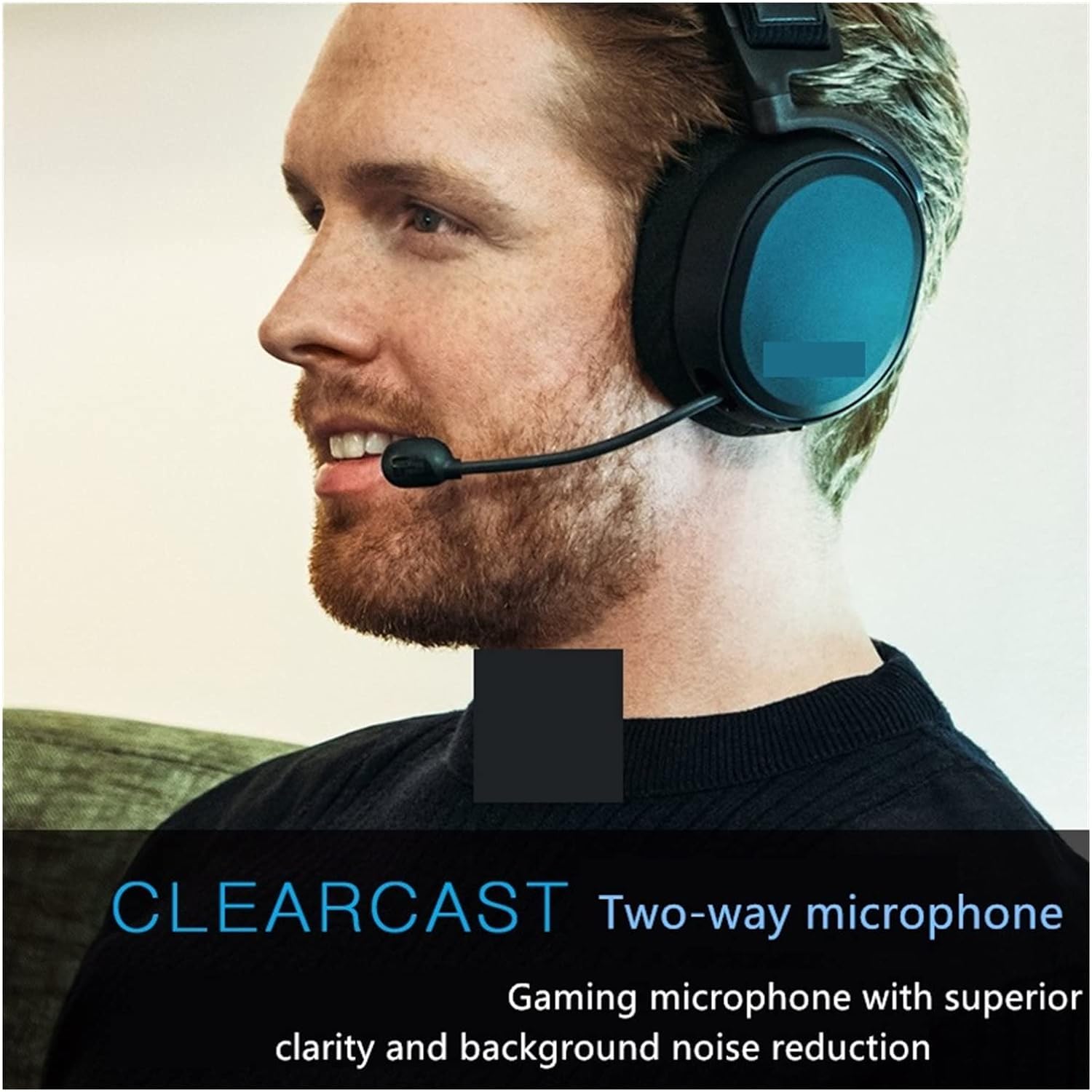 cuffie Cuffie da gioco wireless - Wireless ad alta fedeltà senza perdite + Bluetooth compatibili con PS4 e PC, tutte nuove con scatola 16Serene