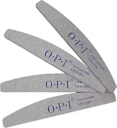 Lixa Bumerangue Lavável 100/180 Para Unhas de Gel Acrigel Fibra de Vidro, Com 1 Unidades