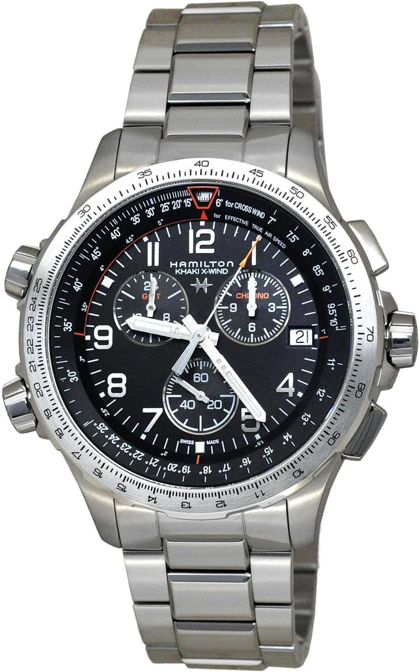 ساعت مچی مردانه همیلتون مدل H77912135 با بدنه استیل