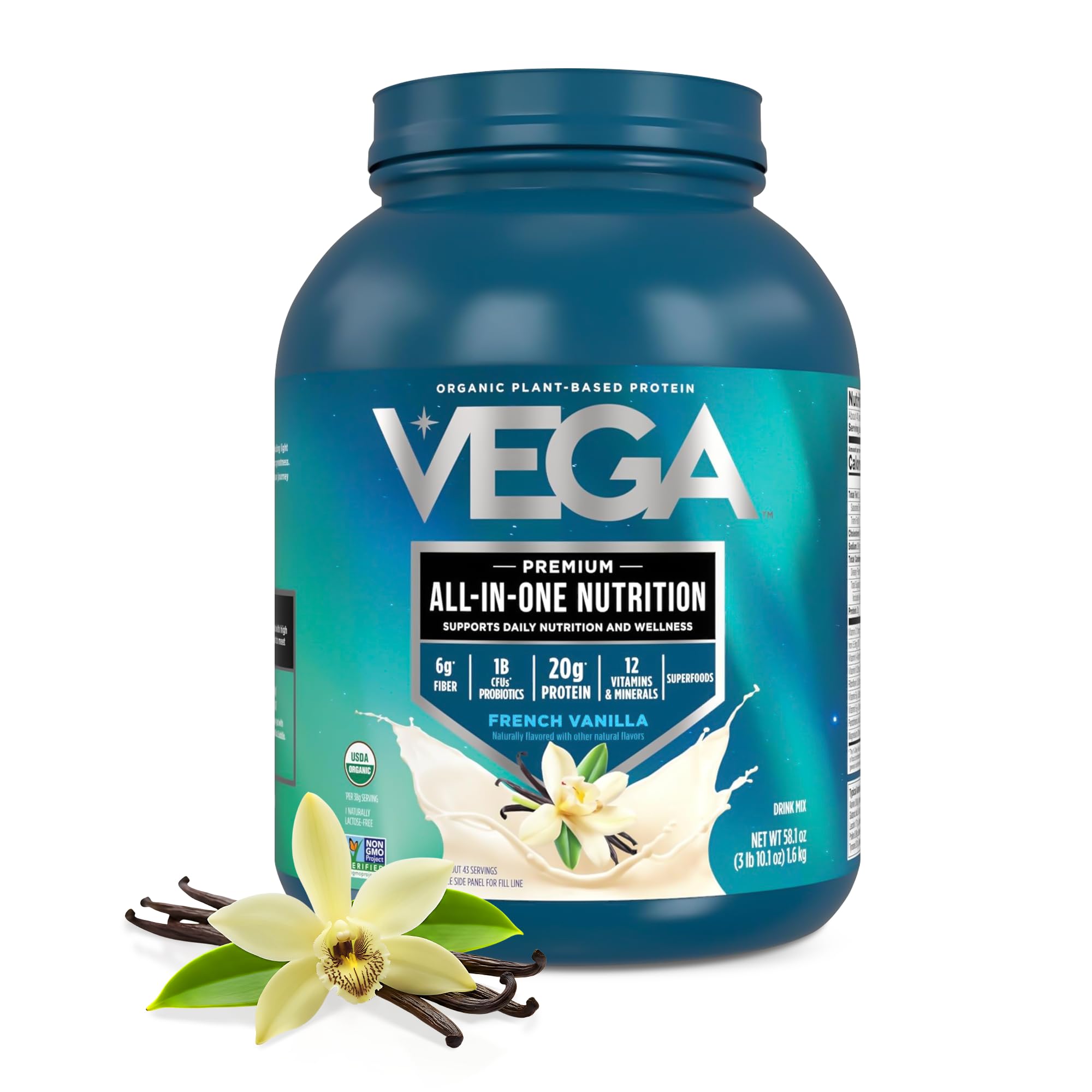 vegaさん専用 Amazon.com: Vega All-in-One Nutrition Organic Vegan Protein Powder