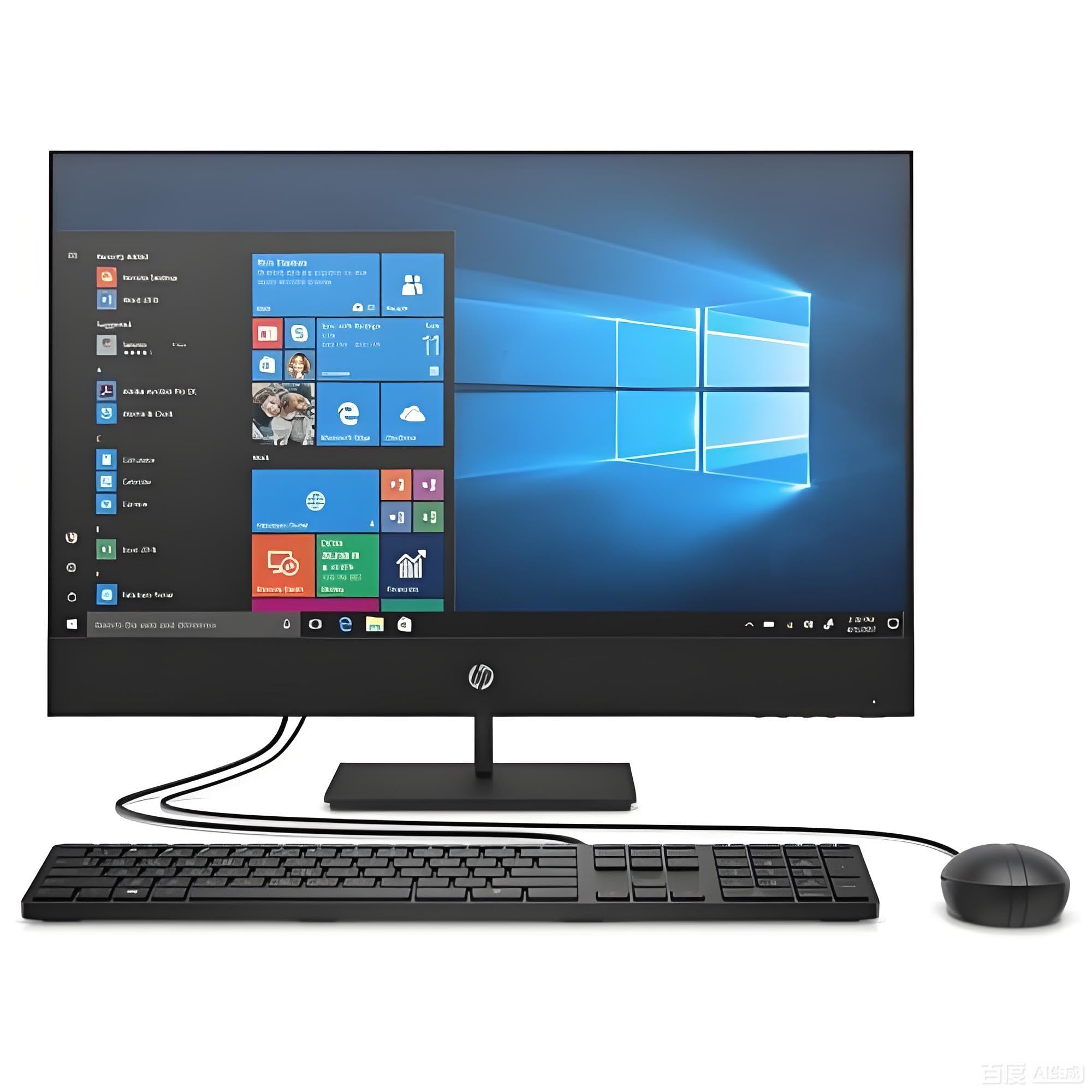 HP ProOne 600 G1 Ordinateur de bureau tout-en-un avec écran de 21,5", Intel Core i3-4150, RAM 8 Go, SSD 128 Go, clavier QWERTY américain, WiFi, Bluetooth, Windows 11 Pro (reconditionné)