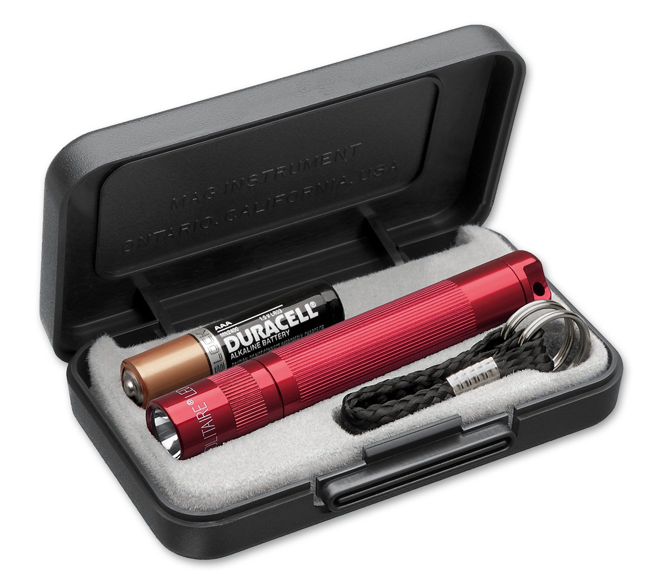 Maglite Solitaire J3A032 Latarka, Czerwony, 8cm