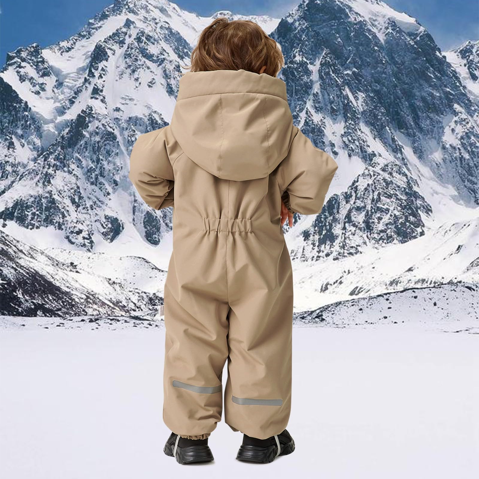 Generisch Jumpsuit Baby Winter Overall Schneeanzug Langarm Warm