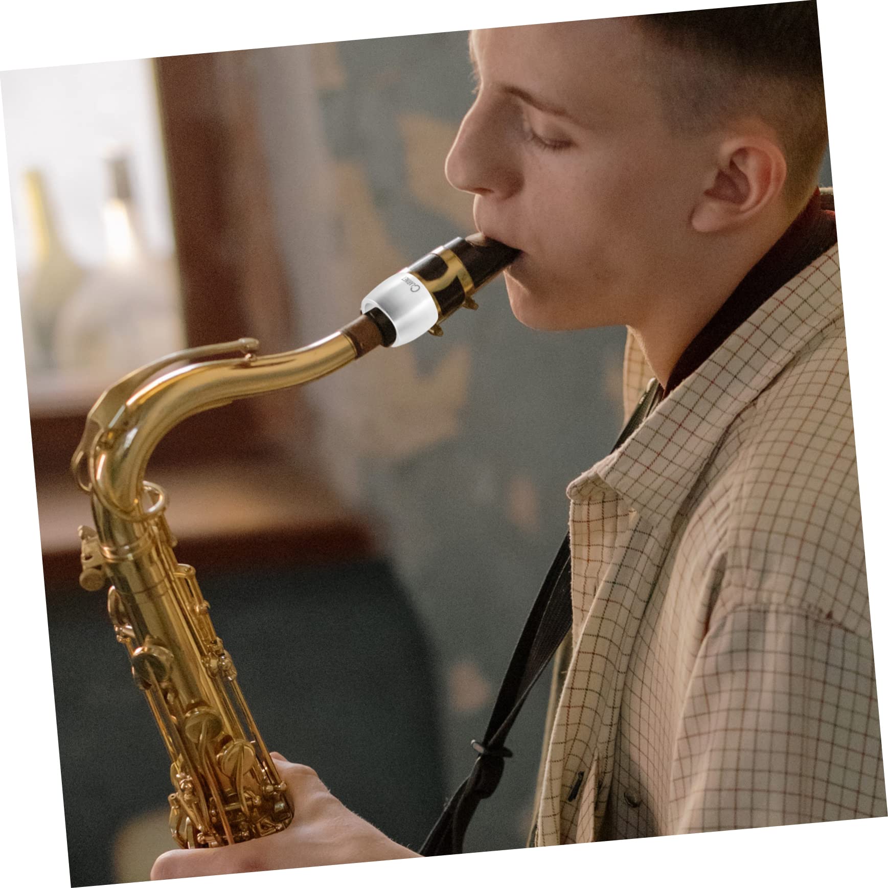 TOYANDONA 4 Pezzi Morsetto Per Sassofono Clip Per Sassofono Contralto Clip Per Sax Per Regolabile Accessori Per A Testa Morsetto