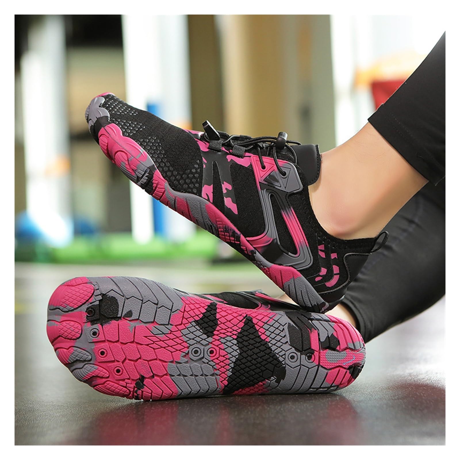 Zapatillas Descalzas Antideslizantes Transpirable para Gimnasio Yoga y Actividades acuáticas Playa