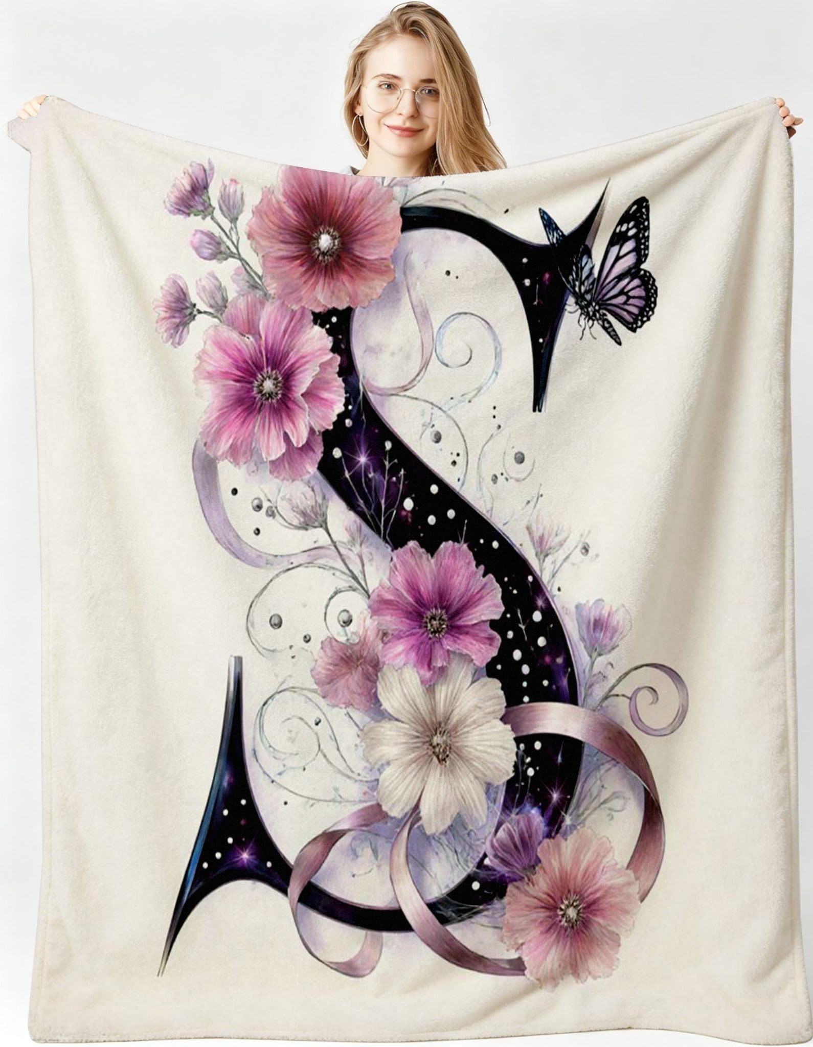 Coperta XXL 240x260 Donna Dagli Occhi Flanella Copridivano-A247