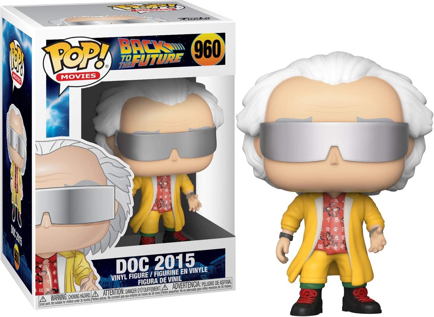 Funko Pop! Movie: Back to the Future - Dr. Emmett Brown - Doc 2015 - Collectable Vinyl Figure - Gift Idea - Official Merchandise - Toys for Kids & Adults - Movies Fans - Model Figure for Collectors