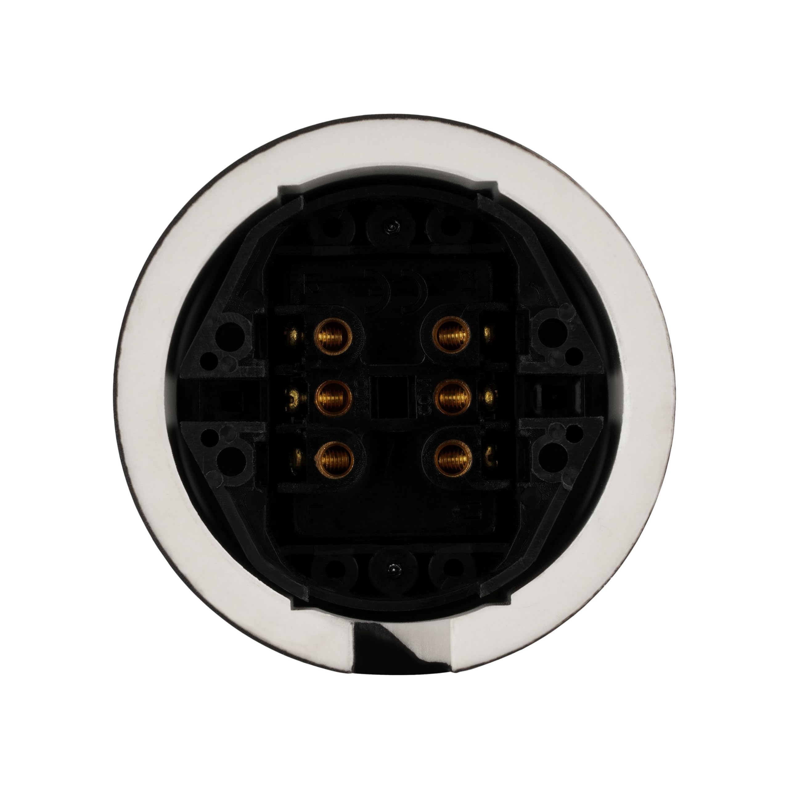Aufputz Porzellan Retro Doppelschalter, Serienwechselschalter, All-in-One, Serie QR1 schwarz