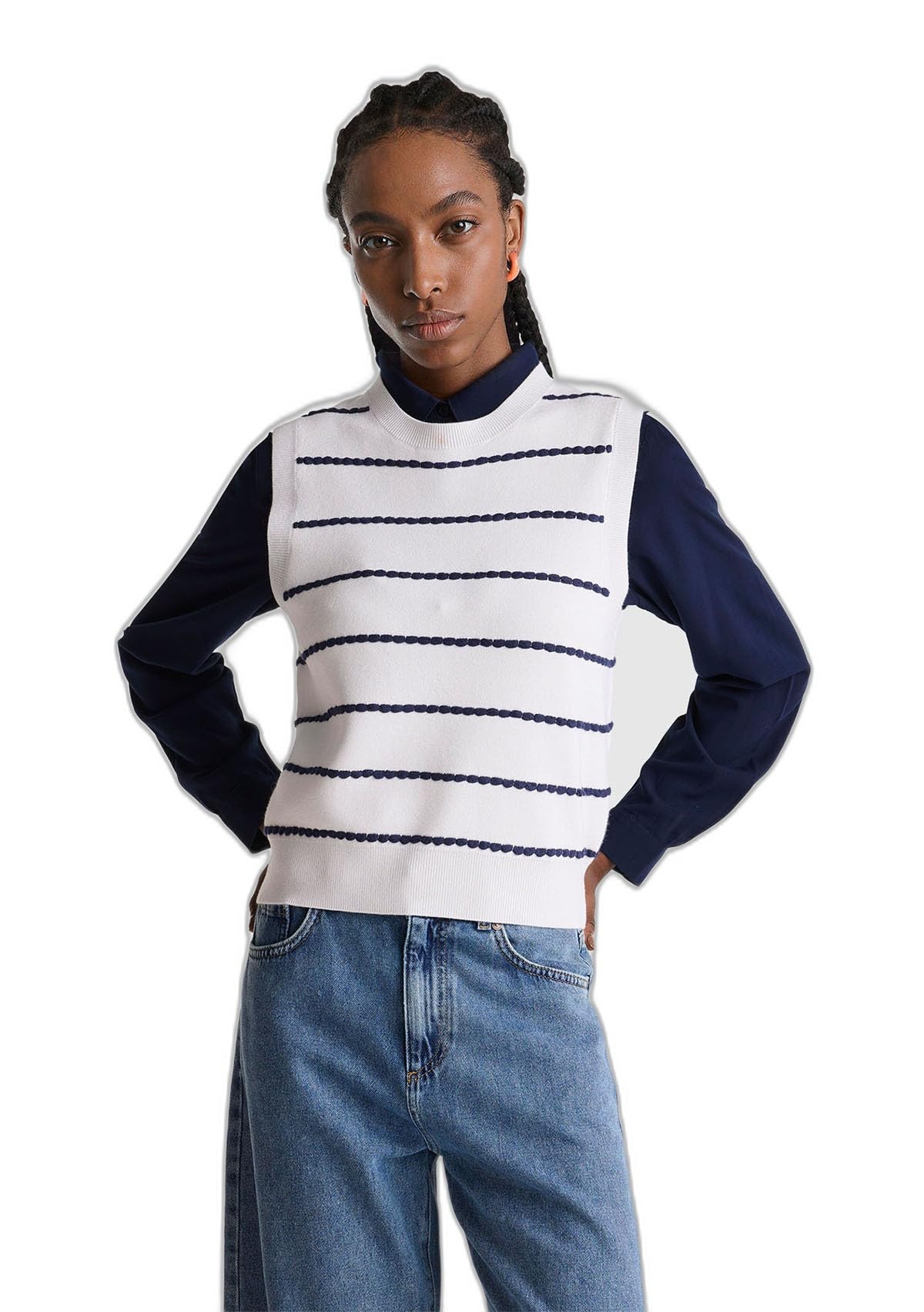 United Colors of Benetton Damen Maglia G/C S/M 104me10ec Herren Weste