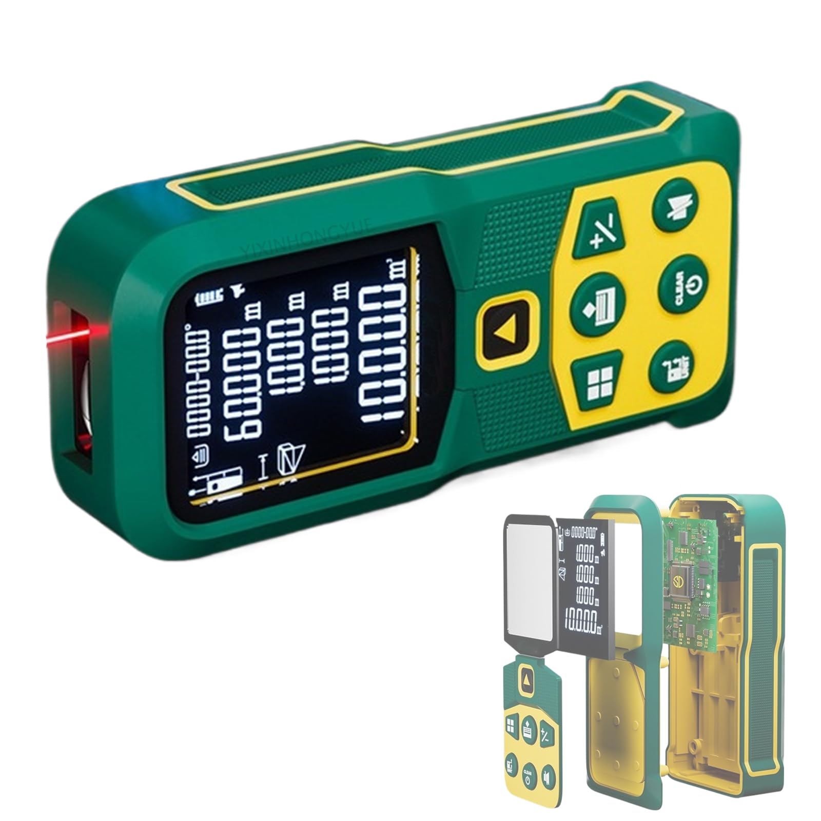 Ransfinder portátil Rangefinder Multifuncional Medidos Digitales Modos de medición múltiples Rango preciso Adecuado para la Industria, Caza