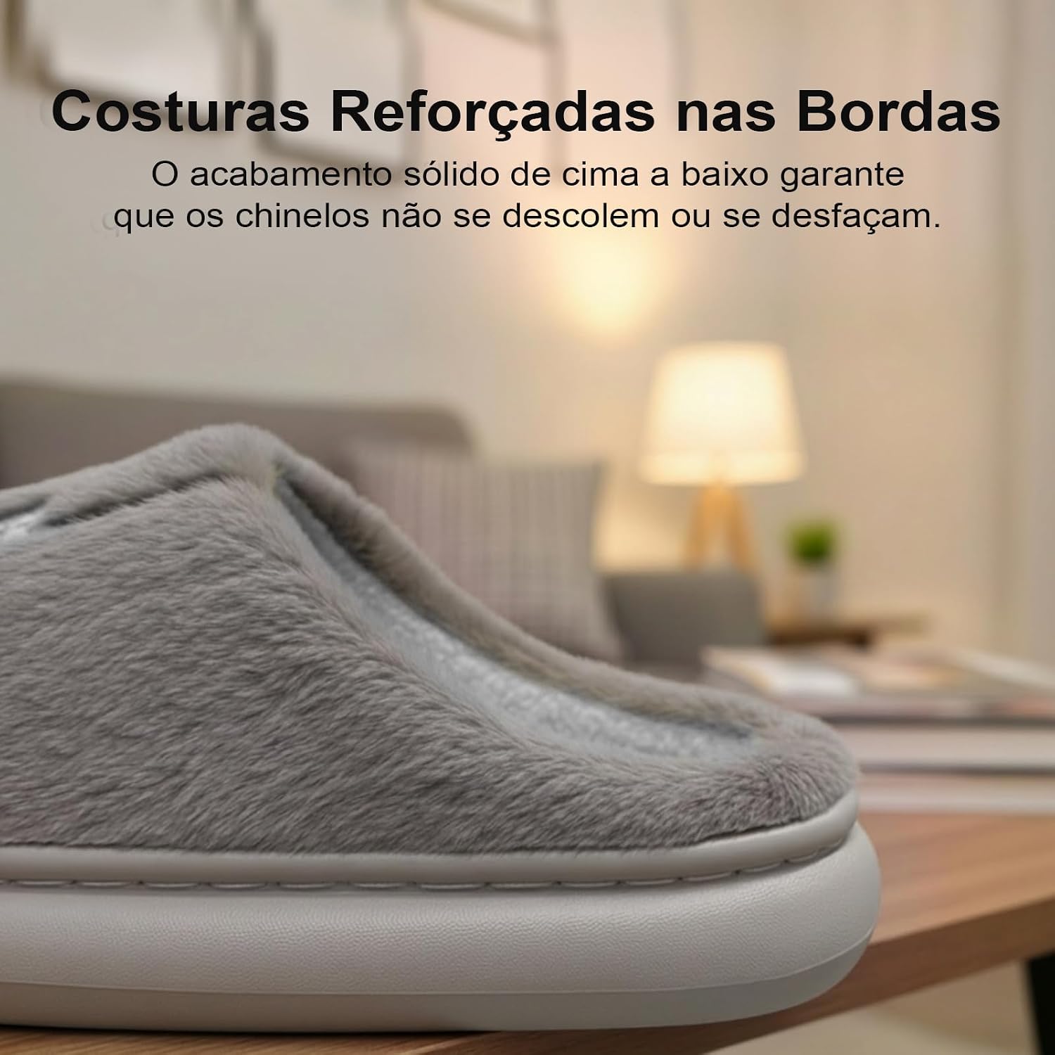 Pantufa De Inverno Unissex – Chinelo De Feltro Com Forro De Pelinho Sintético Curto, Macio, Antiderrapante E Confortável – Para Usar Dentro E Fora De Casa Pantufa De Inverno Unissex – Chinelo De Feltro Com Forro De Pelinho Sintético Curto, Macio, Antiderrapante E Confortável – Para Usar Dentro E Fora De Casa
