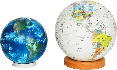 Miniatura 9 de Hobonichi Globe - Globo mundial AR de 5.9 pulgadas con aplicación interactiva gratuita, para niños y adultos que tienen curiosidad por la Tierra