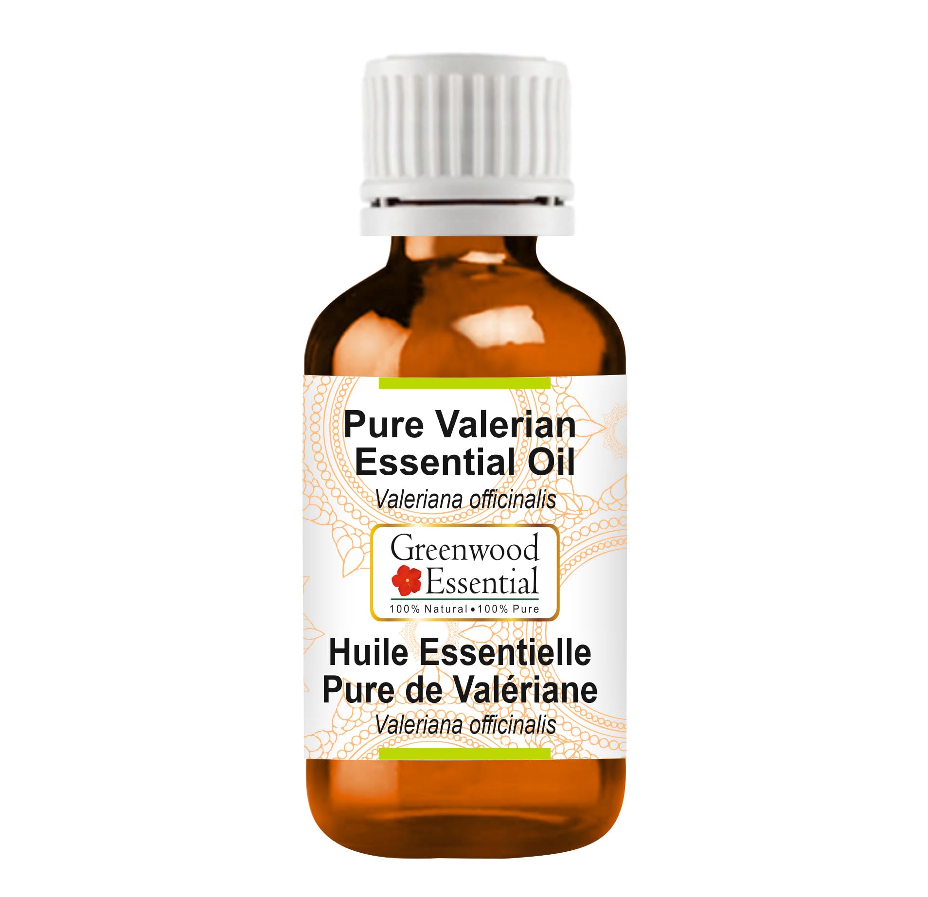 Greenwood Essential Pure Valerian Essential Oil (Valeriana officinalis) 100% Natural Therapeutic Grade Steam Distilled Personal Care 5ml (0.16oz)