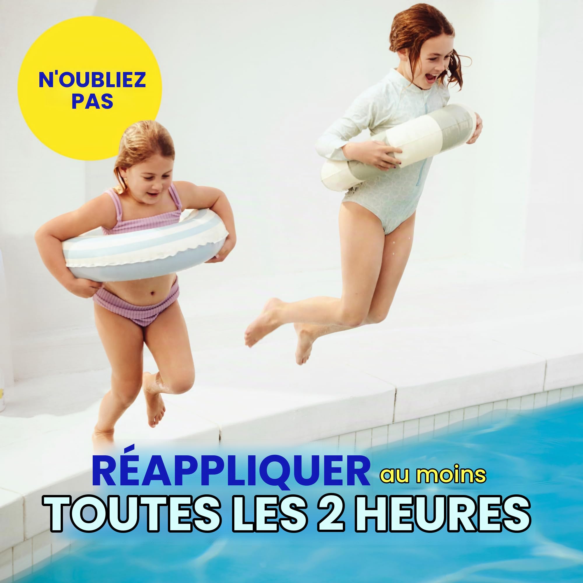 Supergoop ! PLAY Everyday Lotion SPF 50, 2,4 oz – Crème solaire à large spectre sans danger pour les récifs pour peaux sensibles – Crème solaire pour le corps et le visage résistante à l'eau et à la