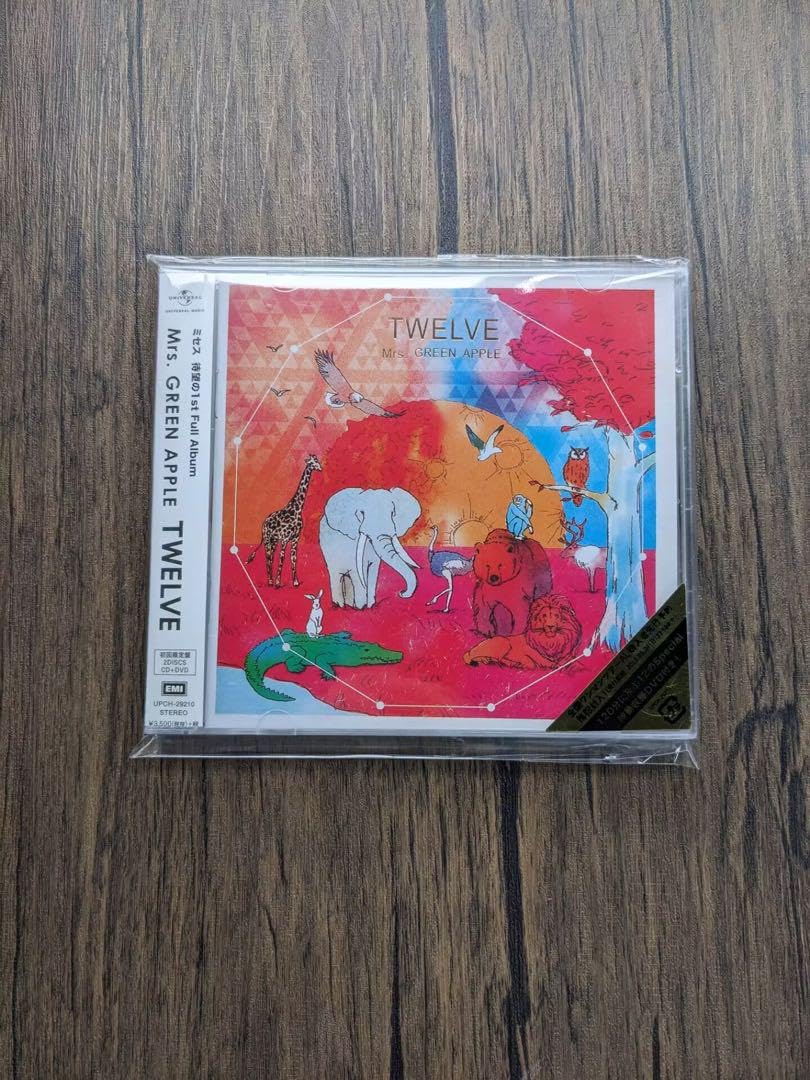 初回限定版　Mrs.GREEN APPLE TWELVE Mrs. GREEN APPLE TWELVE(初回限定盤)(DVD付) : スターアップ