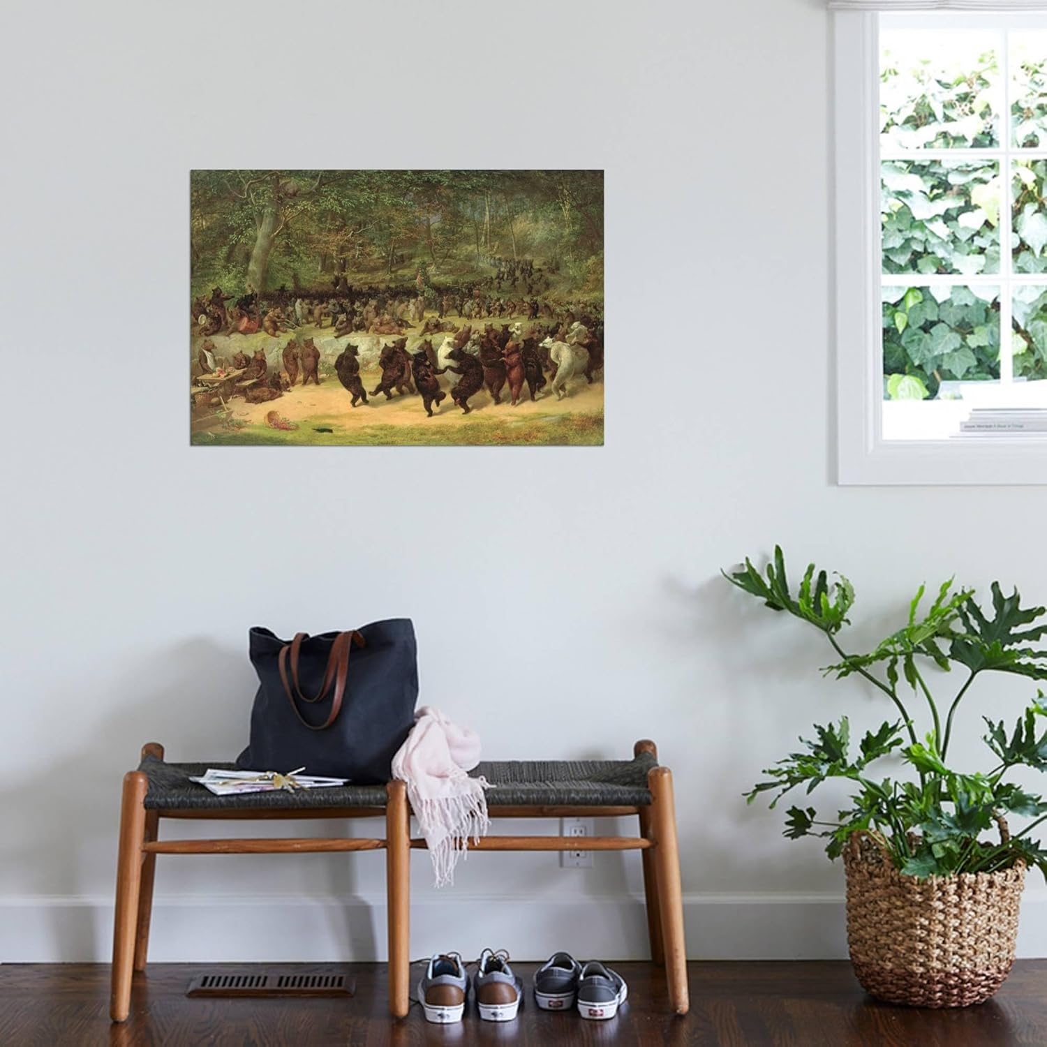 ART.COM Wall Art Print The Bear Dance by William Holbrook Beard, 36" x 24"