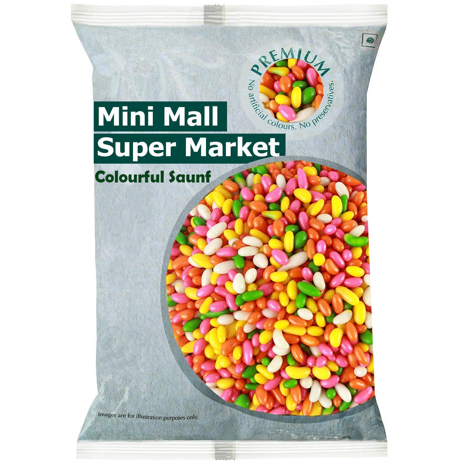 MINI MALL SUPER MARKET Mouth Freshner Medium Coloured Saunf/Mukhwas/Meethi Saunf/Sugar Coated Fennel(800 Gm) (B0924KFN7R) Amazon Price History, Amazon Price Tracker