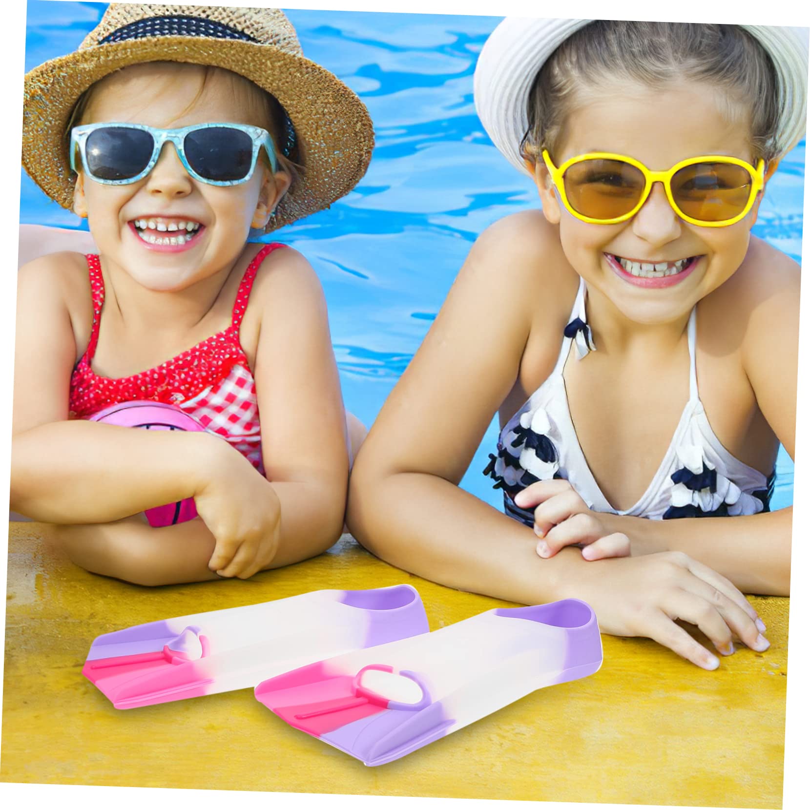 SUPVOX Durable Kids Swimming Fins Ideal for Pool Sea Swimming Snorkeling Fins Flexible Design