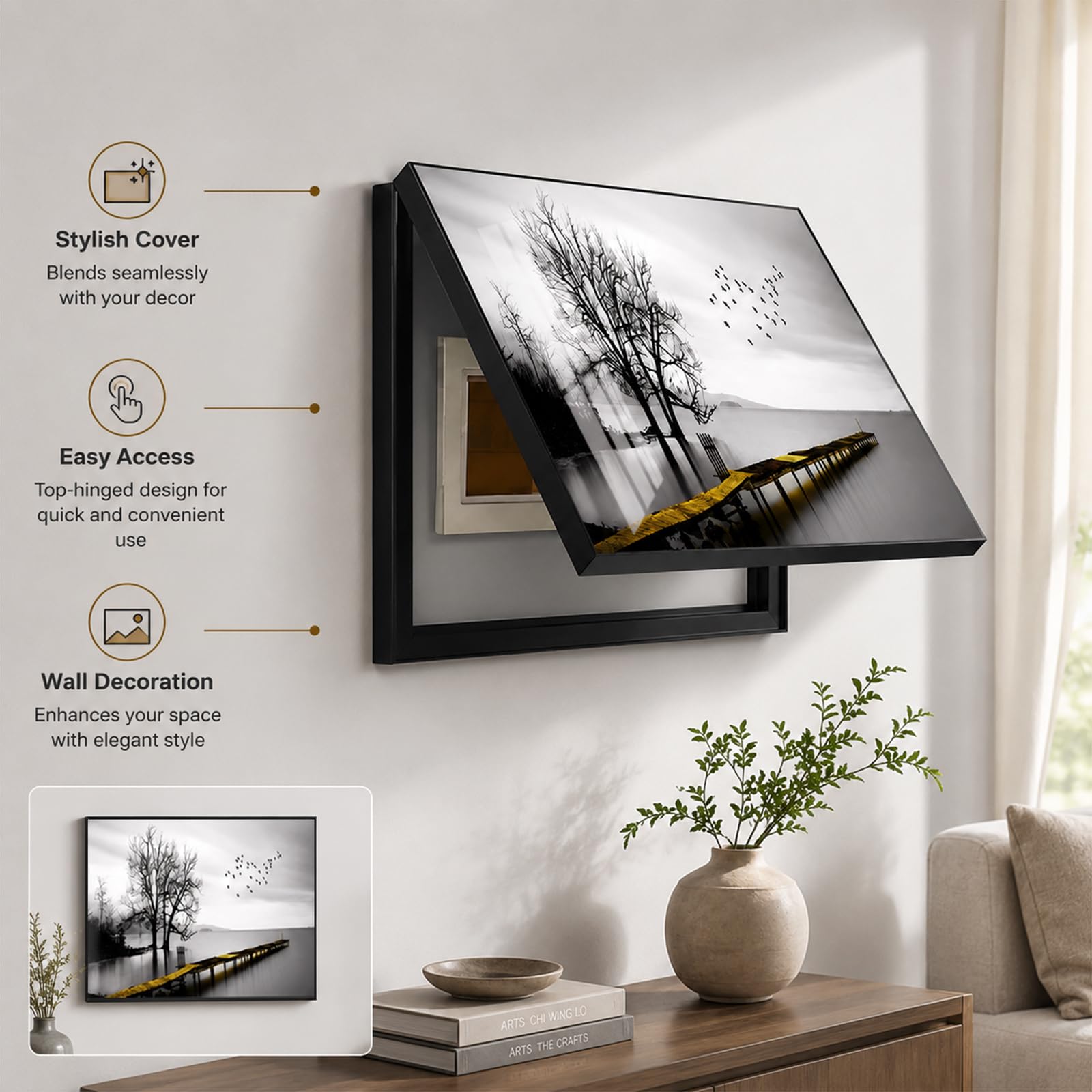Genérico Cubierta de Panel eléctrico para decoración de Paredes Interiores