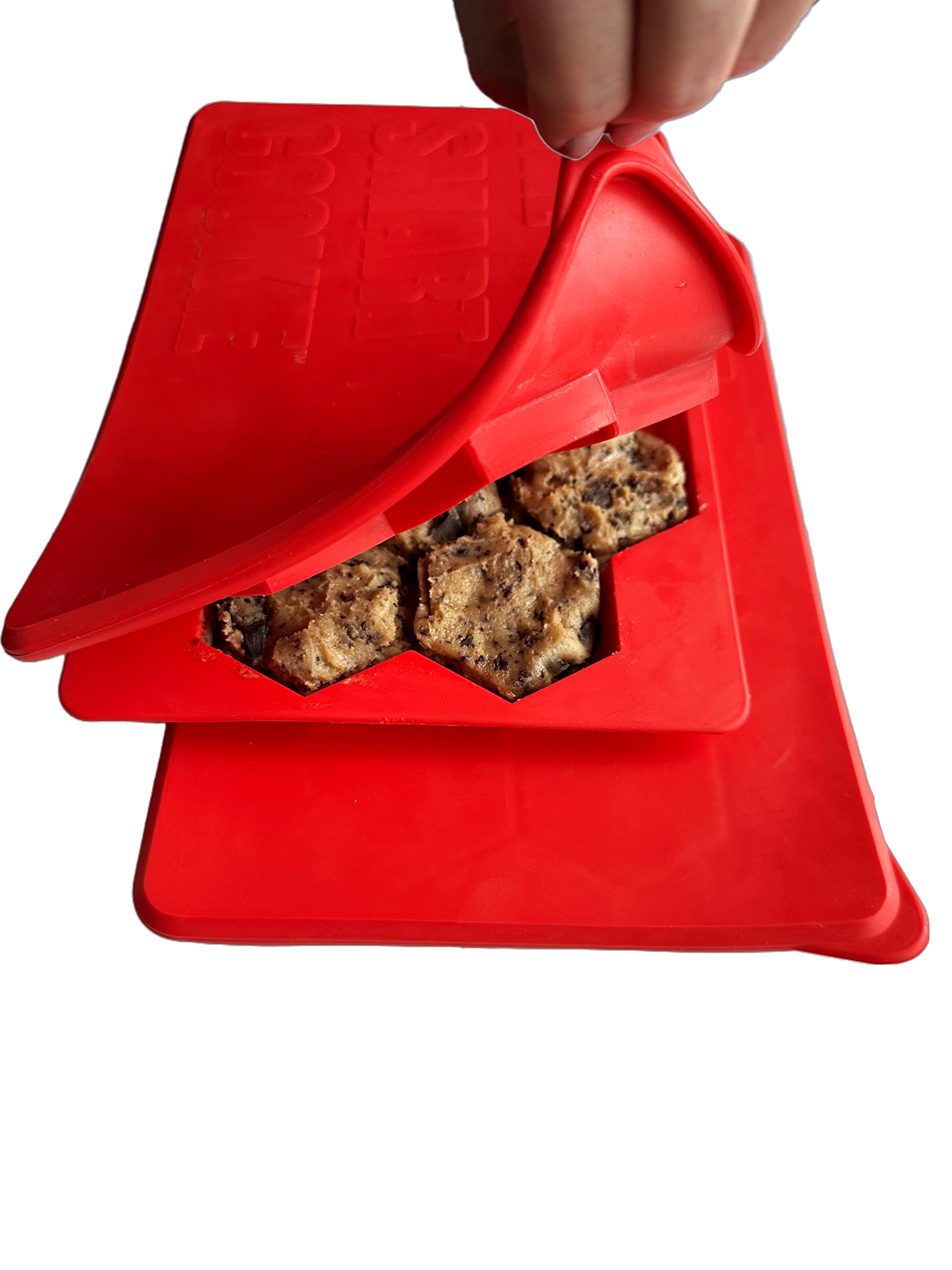 Shape+StoreSmart Cookie Set of 2 Innovative 13-in-1 Cookie Makers (Red)
