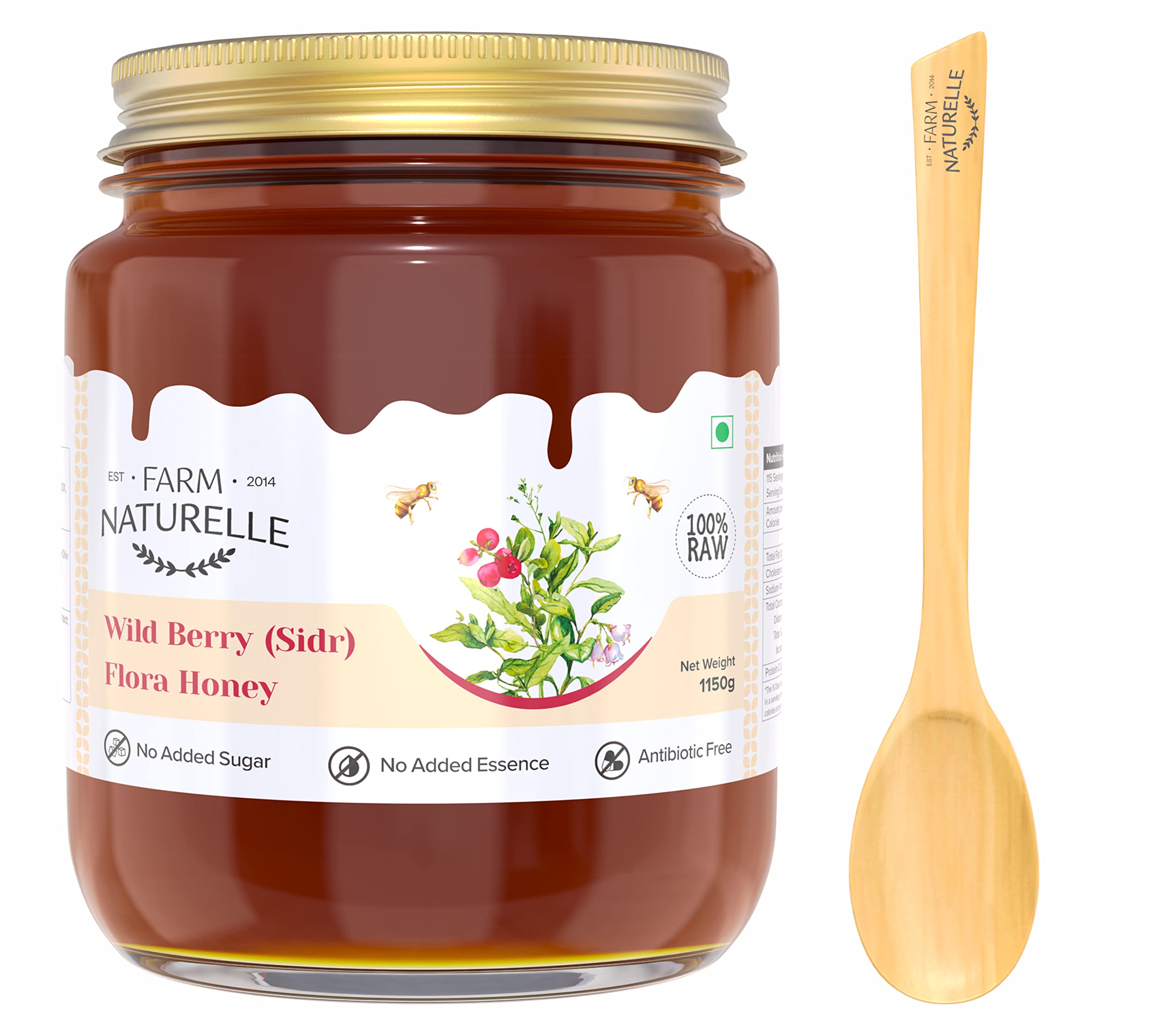 Farm Naturelle-Wild Berry (sidr) Flora Honey |1000gm+150gm Extra