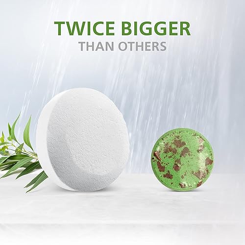 Miniatura 8 de Fabricado en Estados Unidos  18 vaporizadores de ducha comprimidos de vapor extra fuertes para alivio sinusal aromaterapia spa, bombas de ducha