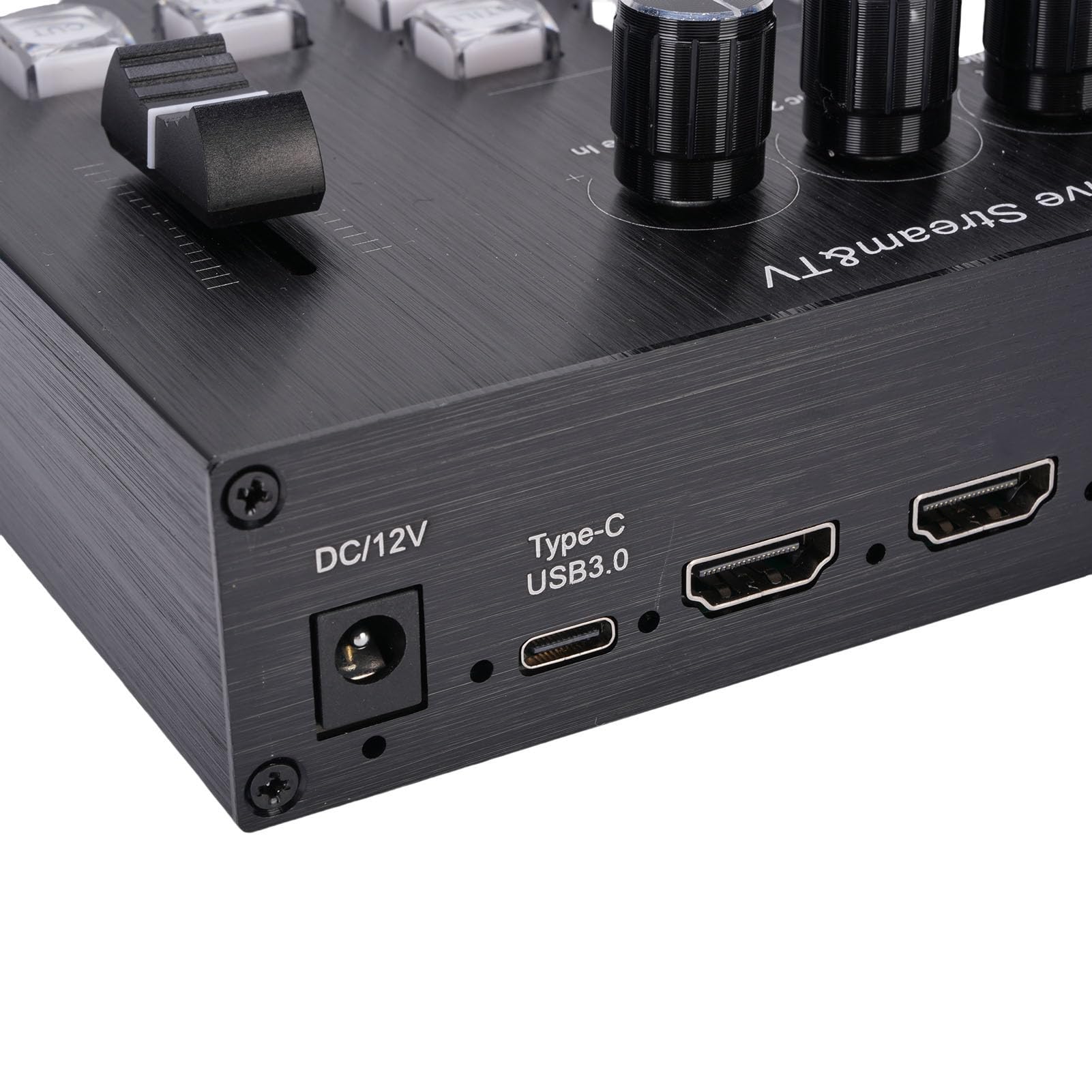 Mikser Wideo HD, Przesyłania Strumieniowego na żywo Multimedia, 2MIC Line In Out, USB 3.0 TEPE COP, Obsługa PGM PVW PIP OSD, dla Transmisji, Wywiadów, wydarzeń