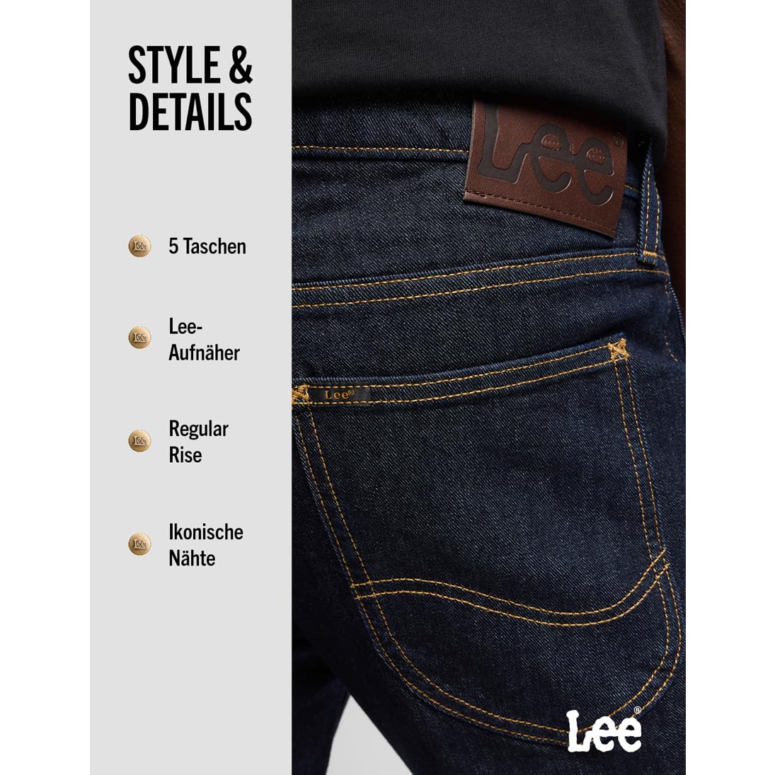 Lee Herren-Jeans Luke – Bild 6