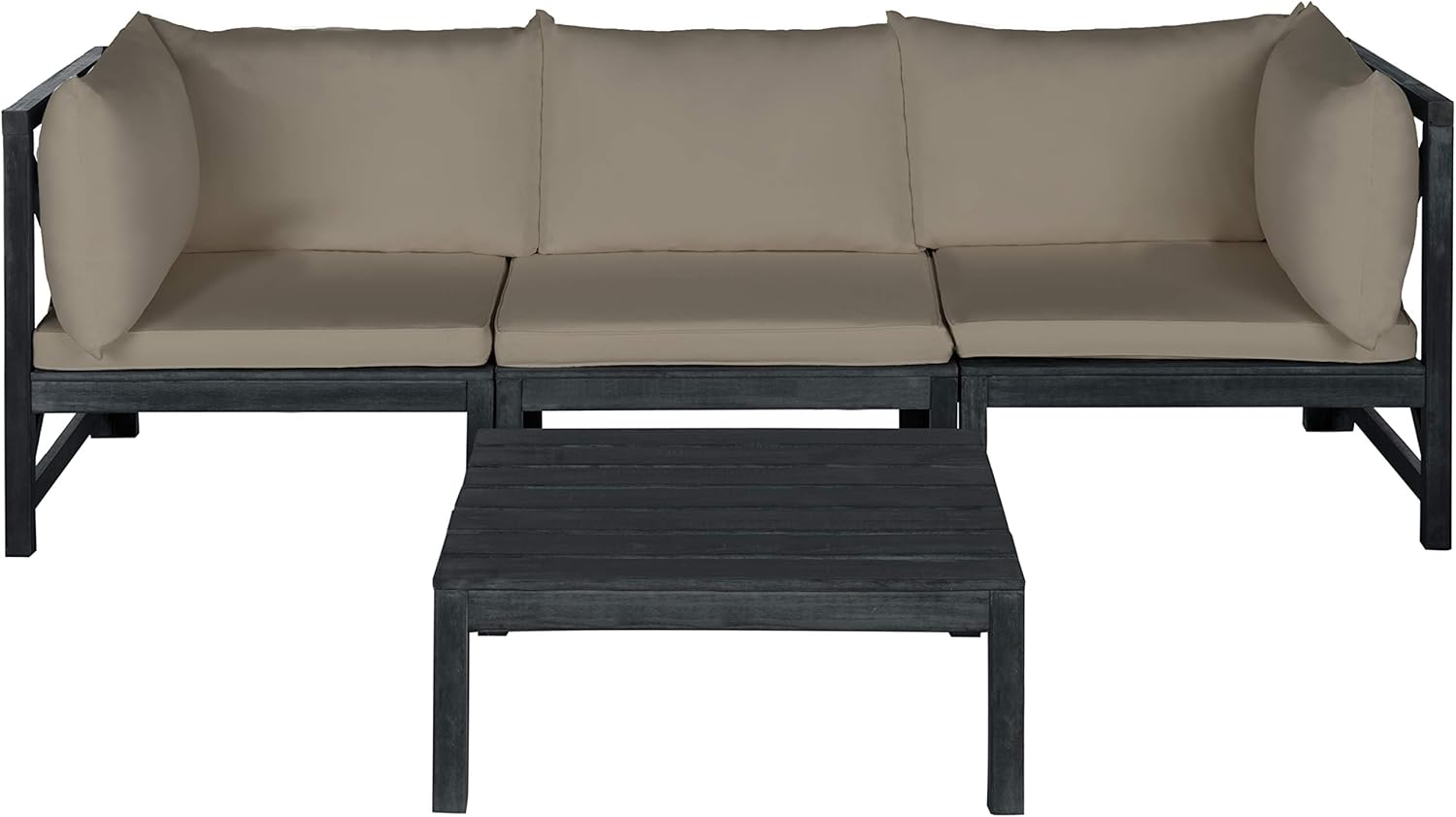Safavieh Outdoor Collection Lynwood Outdoor Sectional Sofa : Patio, Lawn & Garden