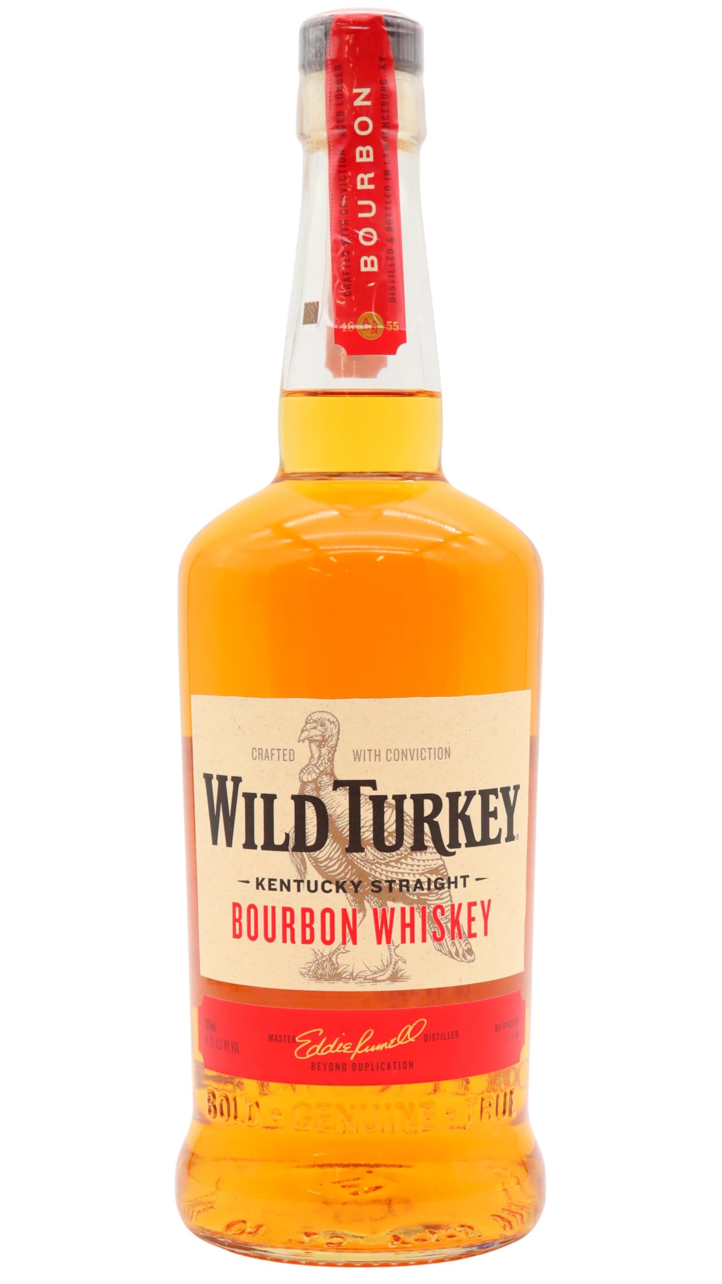 Wild Turkey - 81 Kentucky Straight Bourbon - Whiskey 70cl 40.5% ABV