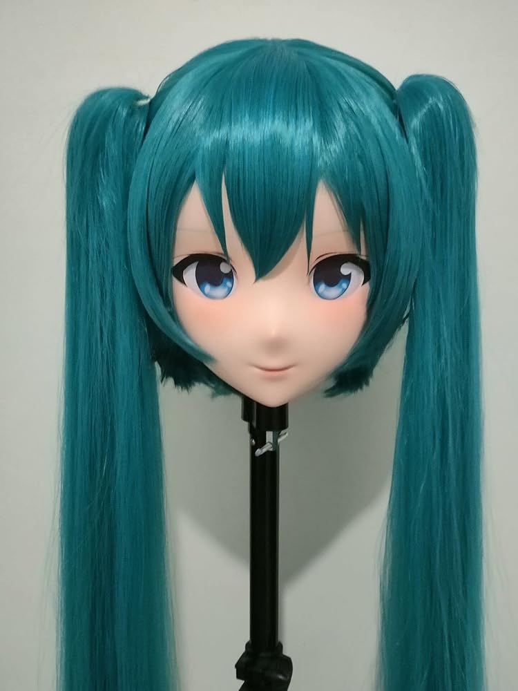 Amazon.co.jp: [RobinEllis] Resin Female Anime Cosplay Full Head