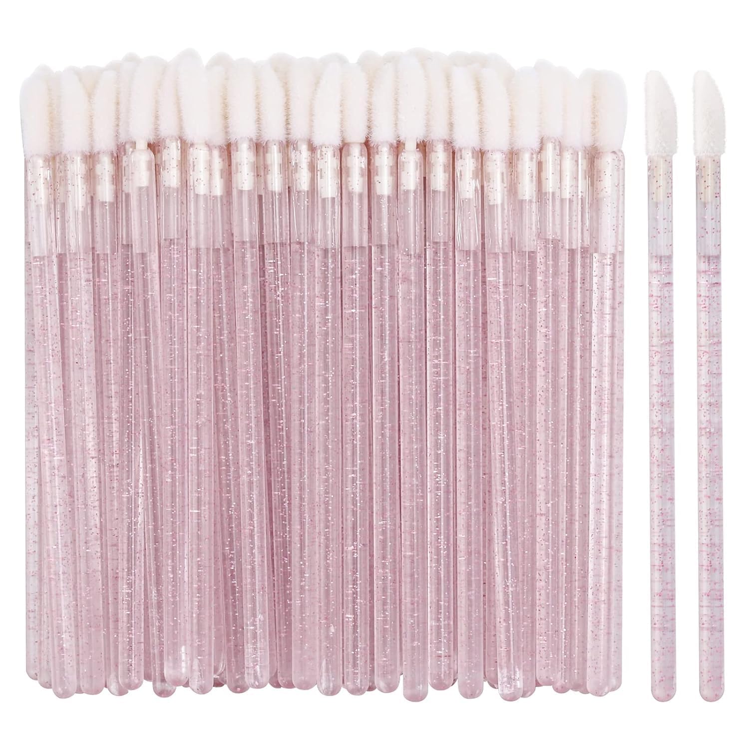 Lip Applicators Disposable Lip Brush, Lips Wands Applicators, Lipstick Applicators Disposable Doe Foot Applicators Lips Brush Wands (multicolor, 50 pcs)-image-7