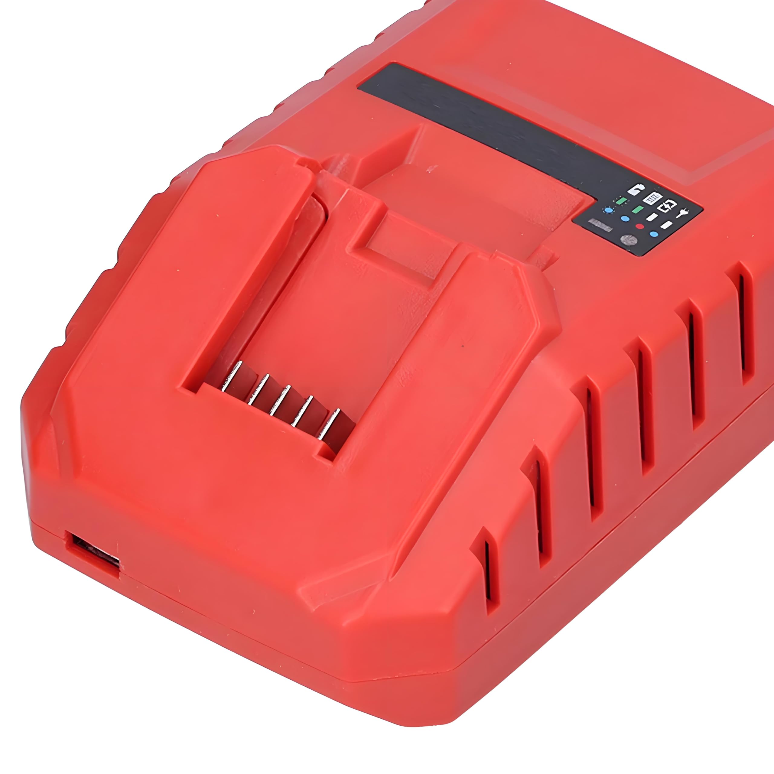 Cargador de Batería 100‑240V Cargador Portátil de Repuesto Accesorios para Herramientas Eléctricas para Hilti Salida 10.8V 4A(EU Plug)