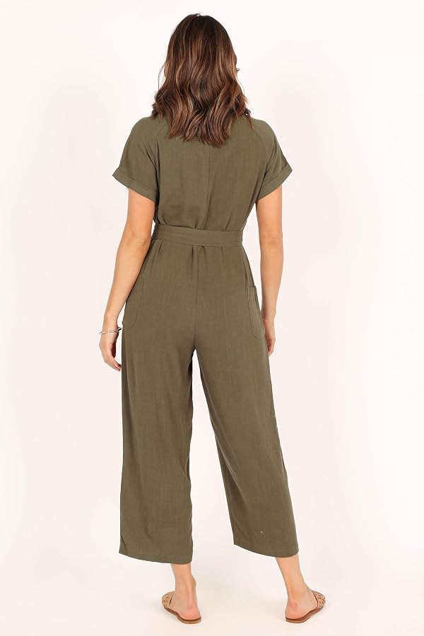 Petal & Pup Archie Jumpsuit - Olive 8 by Petal & Pup - Used condition - Image 2