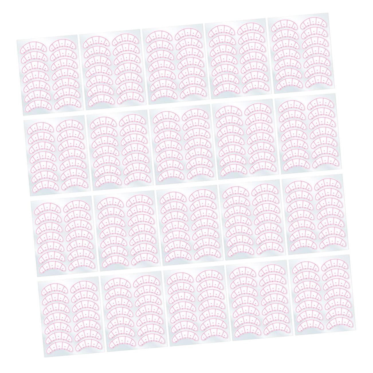 AUTSUPPL Eyelash Extensions Supplies 320pcs Isolated Patches Lash Extension Sticker Double Eyelid Stickers Eye Pads for Grafting