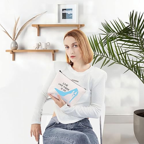 Miniatura 4 de LEVLO Crystal Shoes - Bolsa de cosméticos de princesa, regalo para fanáticos de la película, para mujeres y niñas, No es medianoche