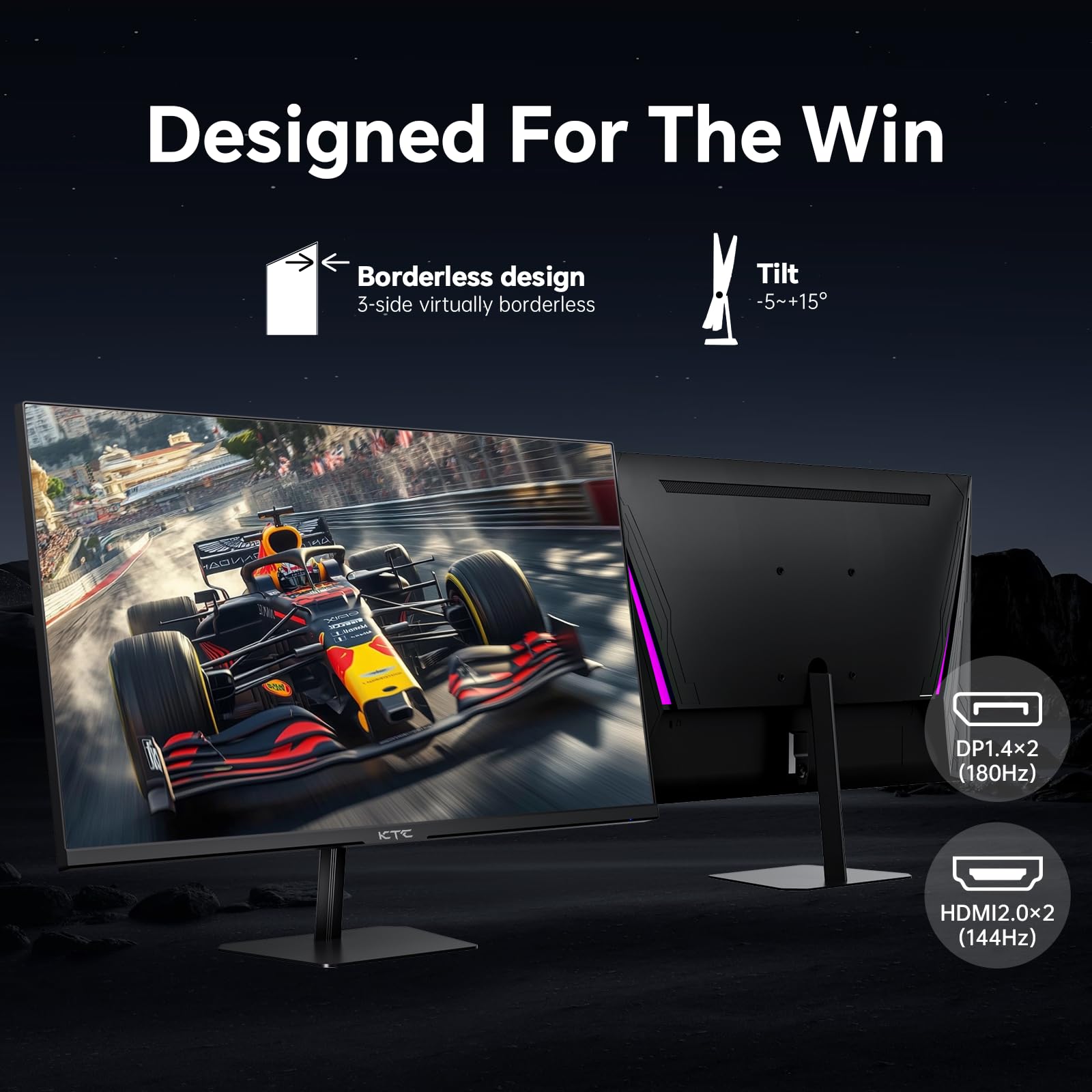 Monitor gamer KTC de 24