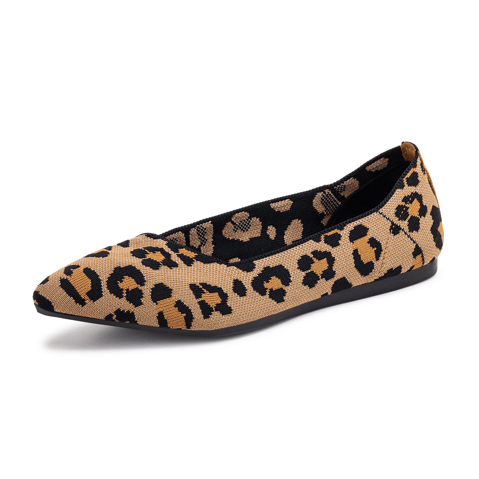 Frank Mully Ballerine a Punta lavorate a Maglia da Donna - Comode Ballerine Slip-on - Scarpe Classiche morbide