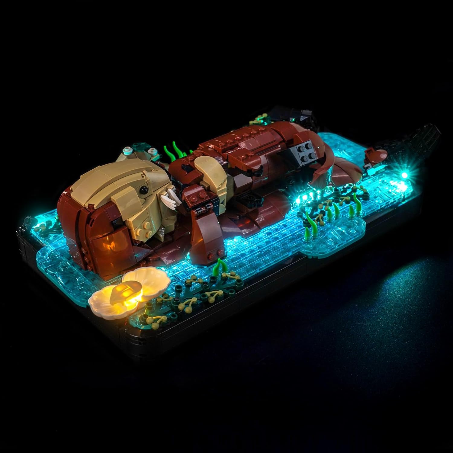 LED Lighting Compatible with LEGO 21366 Floating Sea Otters - JUST Lights,Light Kit Compatible with LEGO 21366,NOT Included The Model