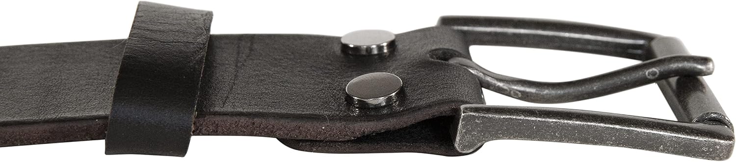Lucky Brand Men's Jeans Leather Belt| Classic| Casual| Dress| Everyday| American Heritage| Genuine Leather| Metal Buckle image 4