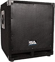 Seismic Audio Mini-Tremor Powered 12-Inch Pro Audio/DJ Subwoofer Cabinet Active 12-Inch Subwoofer - coolthings.us