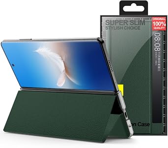 Case for Honor Magic V3, Shockproof and Stylish PU Leather Case, Lightweight and Ultra-Thin Folding Cover Green,for Magic V3