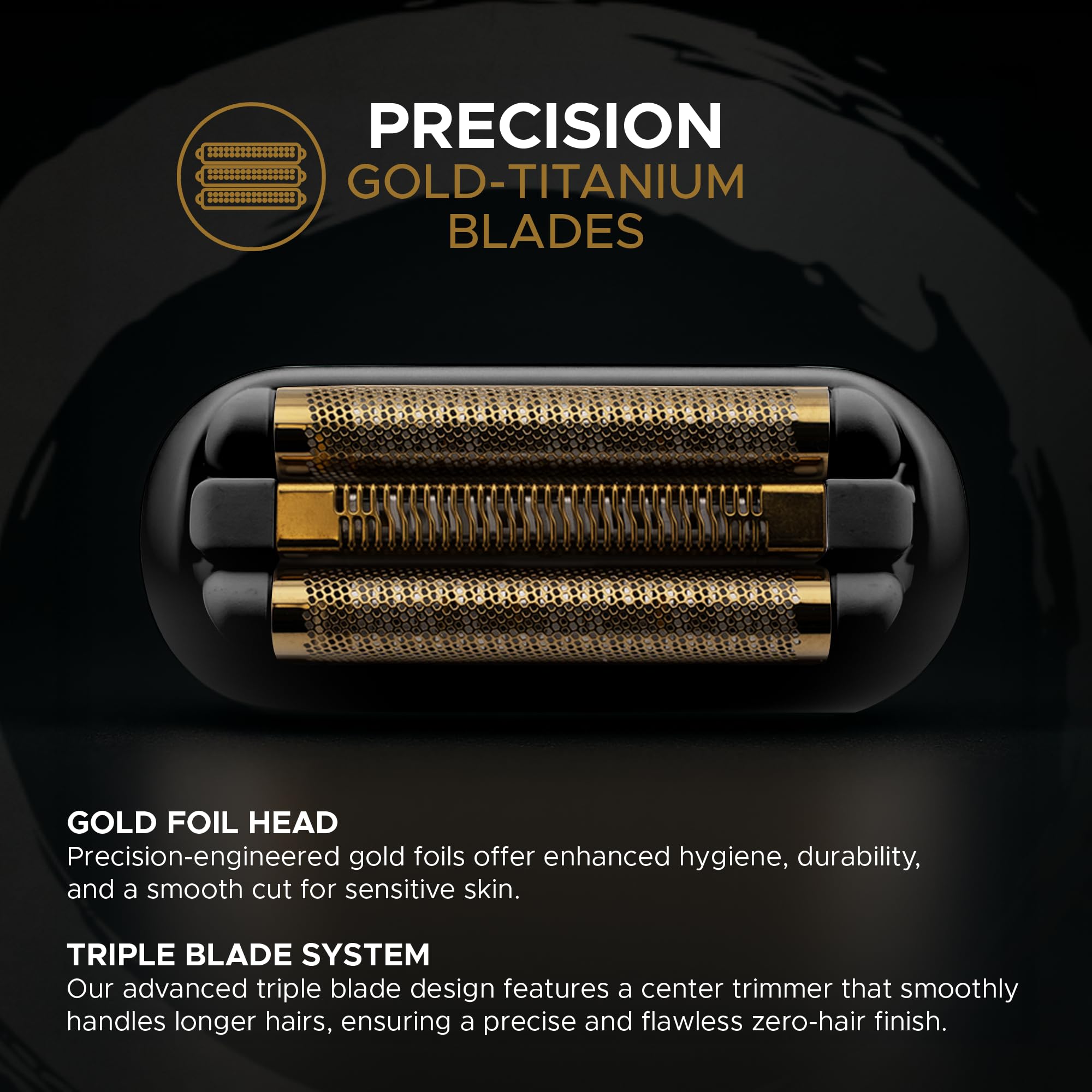 Amazon.com: COCCO IMPACTO Foil Shaver for Men, Triple Gold Foil