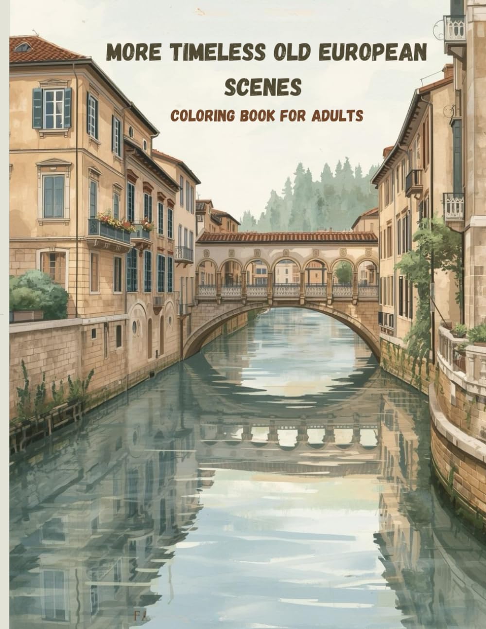 More Timeless Old European Scenes Coloring Book for Adults: Quiet Streets, Historic Cities, and Scenic Views for Relaxation and Mindfulness