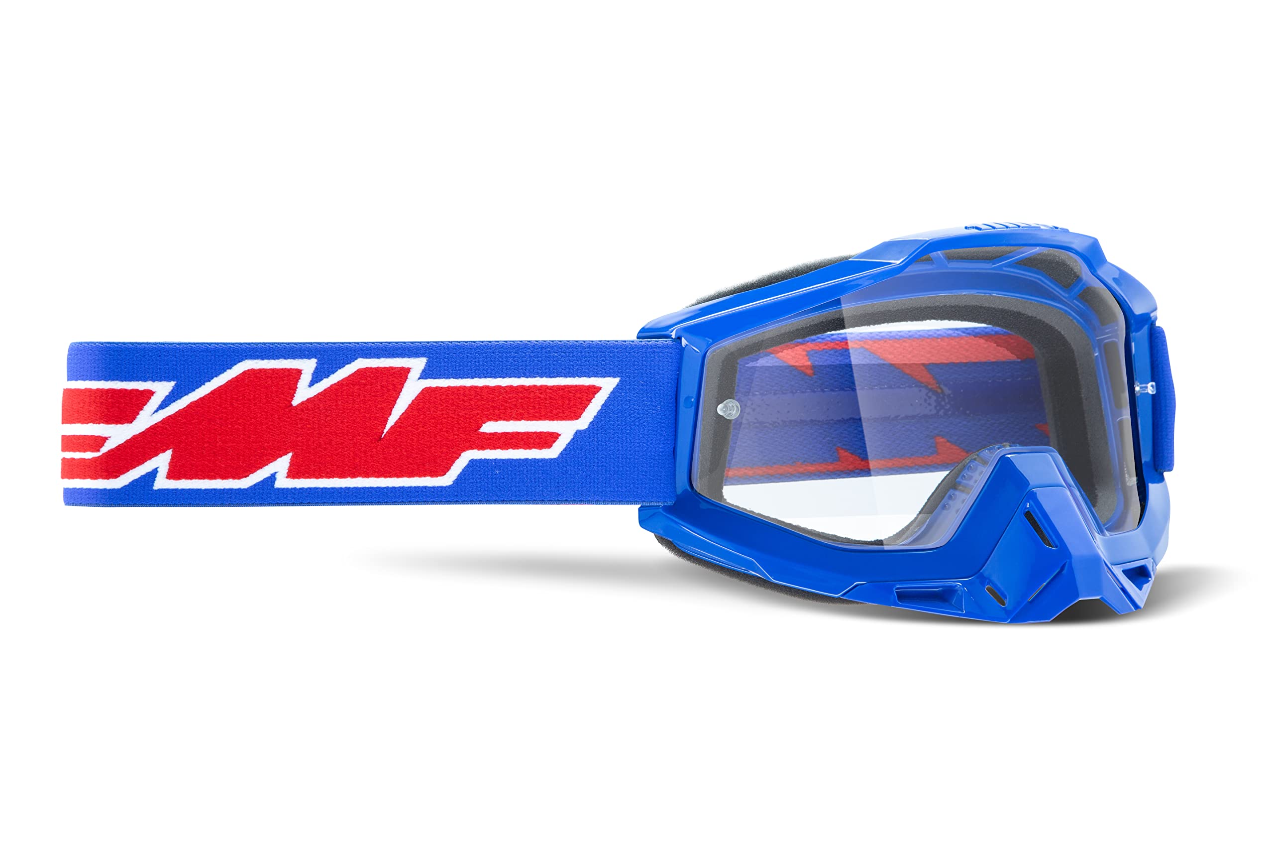 FMF Goggles POWERBOMB Youth Gafas Rocket Azul Lente Transparente