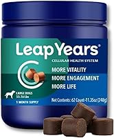 Vista 8 de Leap Years Suplemento masticable suave para perros – Apoya el envejecimiento saludable, la cognición y la vitalidad; formulado por veterinarios